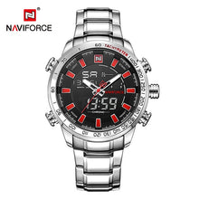 Carregar imagem no visualizador da galeria, Relógio NaviForce NF9093 - Prata com Vermelho