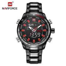 Carregar imagem no visualizador da galeria, Relógio NaviForce NF9093 - Preto com Vermelho
